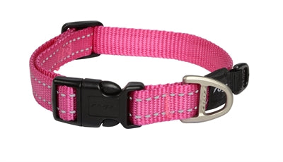 Rogz voor honden slangenhalsband roze