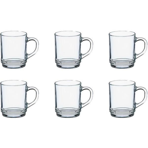 Duralex theeglas versailles hardglas 250ml 6 stuks ø7x8,9cm
