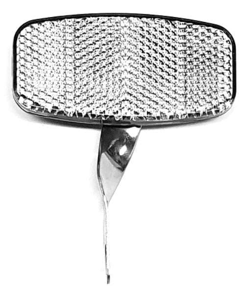 Bls reflector wit rechthoekig met beugel