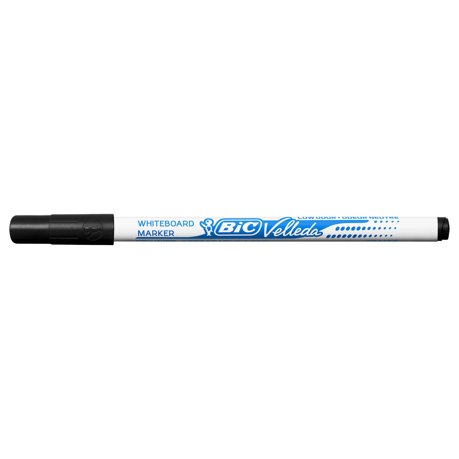 Bic viltstift 1721 whiteboard rond zwart 1,5mm