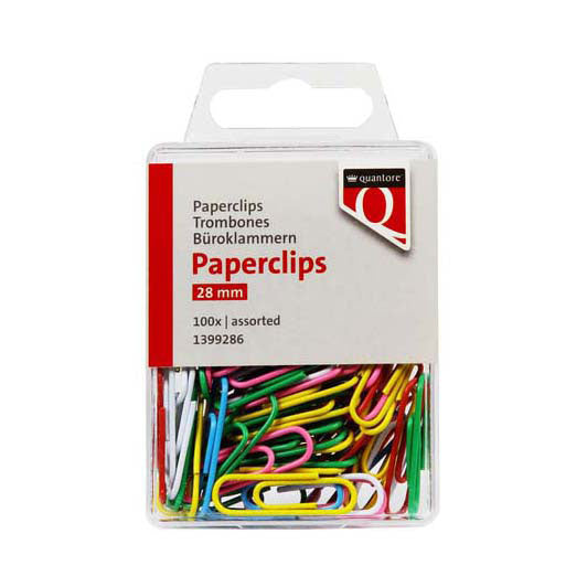 Quantore paperclip 28mm, 100st.