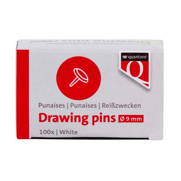 Quantore punaises wit, 100st.