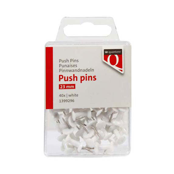Quantore punaises wit, 40st.