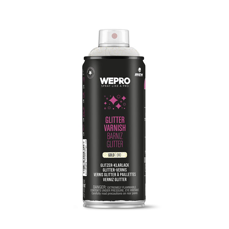 Mtn 1070466 - pro glitter varnish: gold | 3 stuks