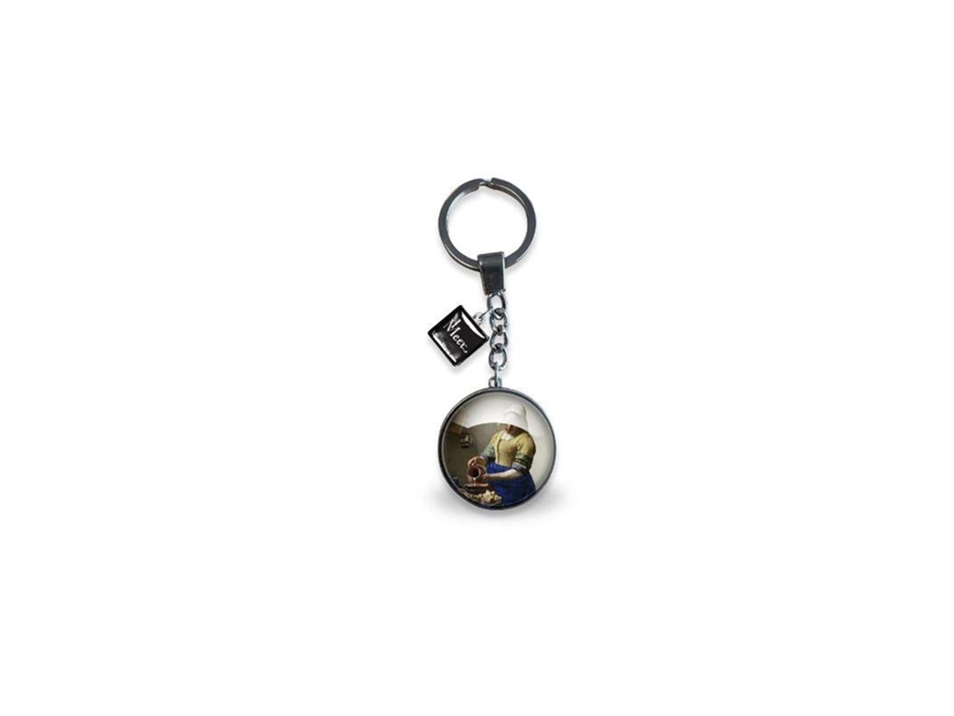 Sleutelhanger glas het melkmeisje ø3cm