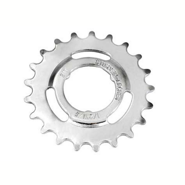 Sturmey-archer europa n.v. tandwiel 22 1 8 sturmey archer opsteek doorgezet zilver