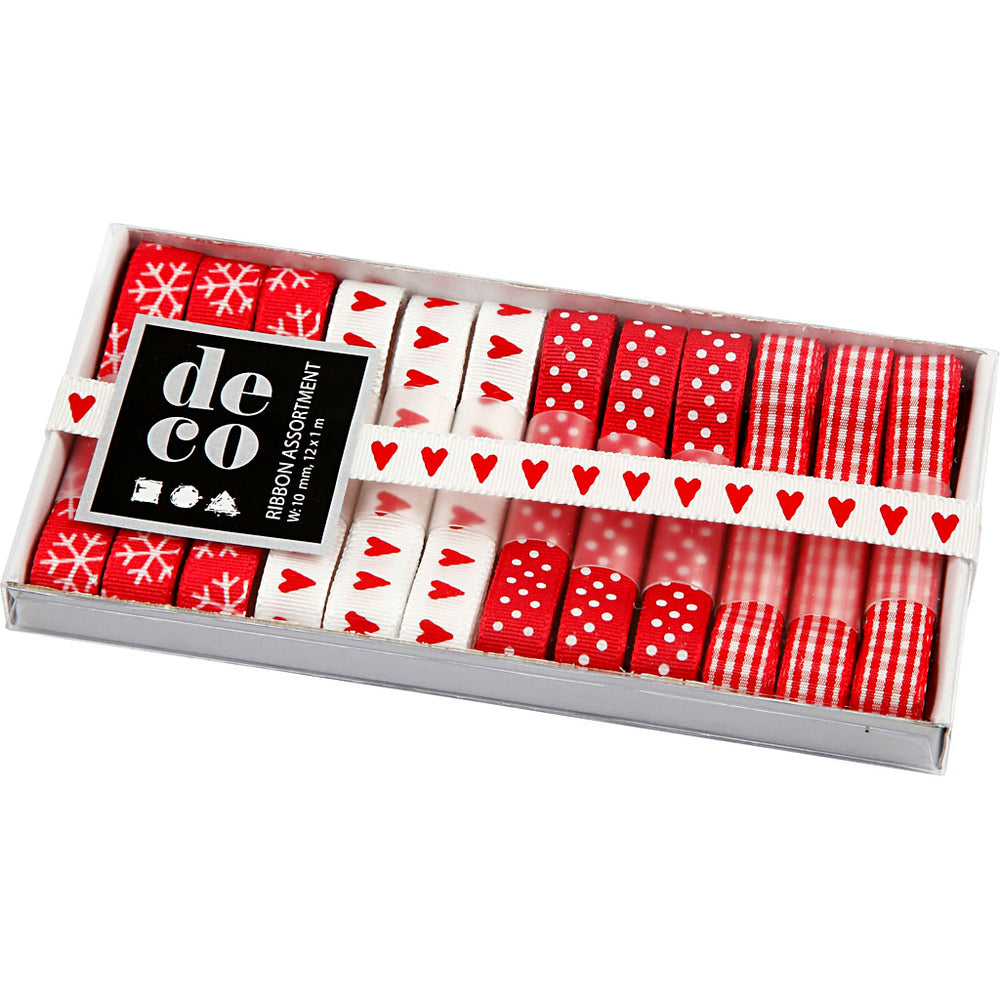 Lintcollectie Rood Wit, 12st.
