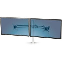 Monitor arm fellowes dubbel lotus grijs