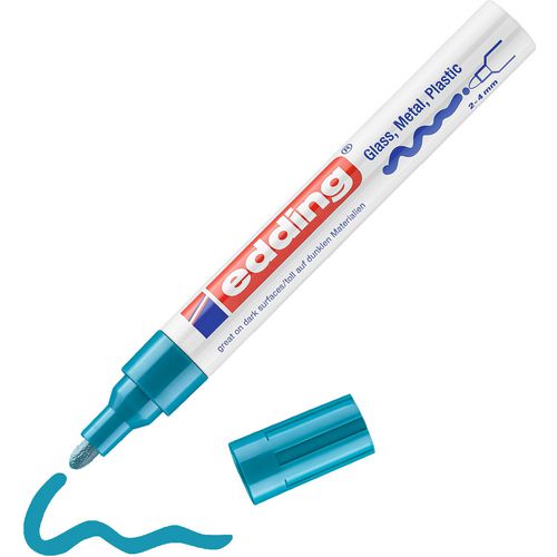 Paintmarker edding 750 blauw 2 - 4 mm