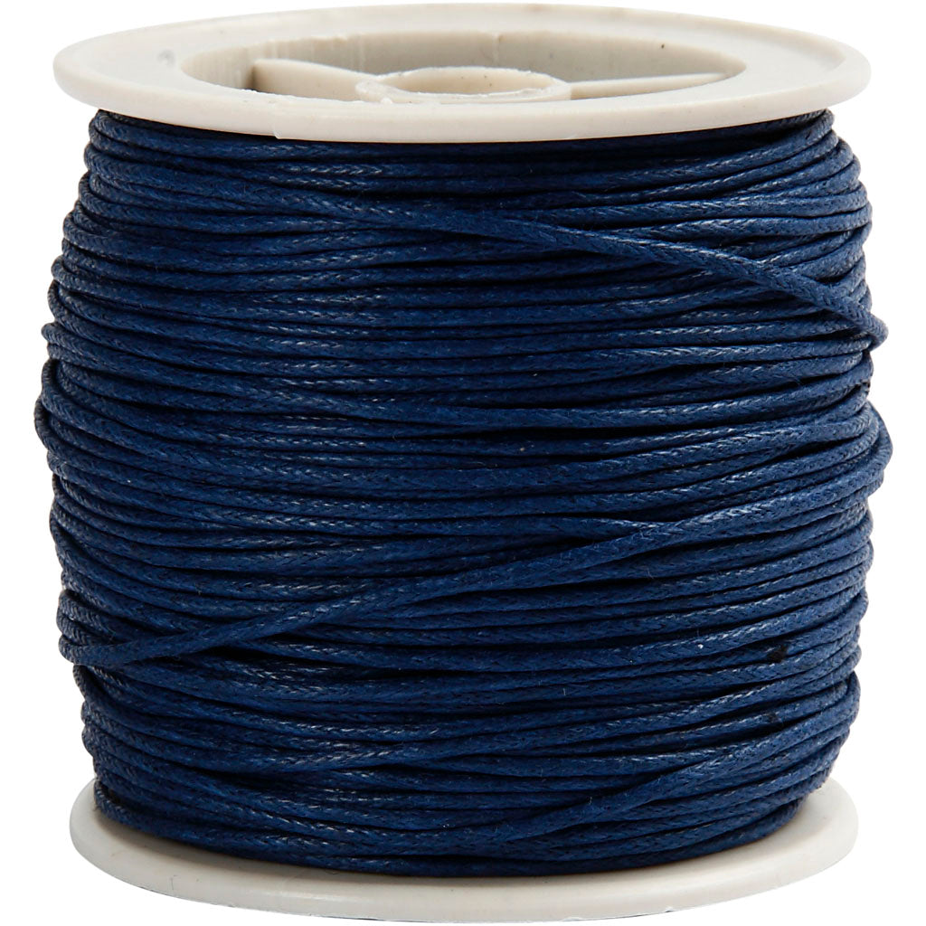 Creatief bedrijf katoenkoord blauw, 40m