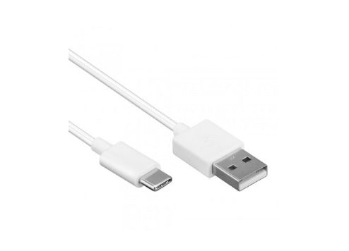 USB > USB-C Kabel Wit 1.00M (hangverpakking)