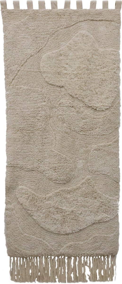 Hd collection wandplakkaat onregelmatig katoen 77x2x180cm