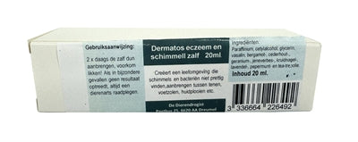 Dierendrogist Dermatos eczeem schimmelzalf