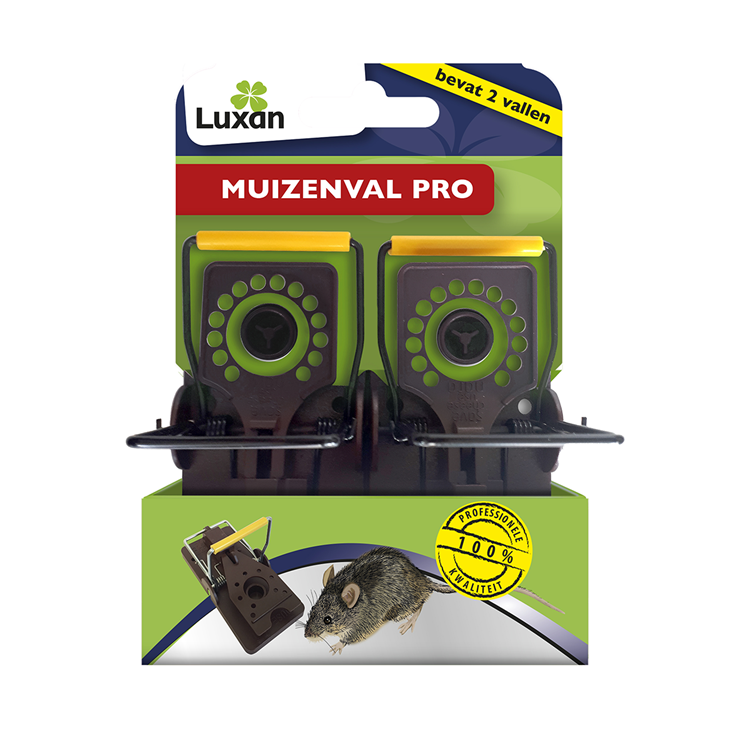 Luxan 1075222 - muizenval pro 2 st | 1 stuks