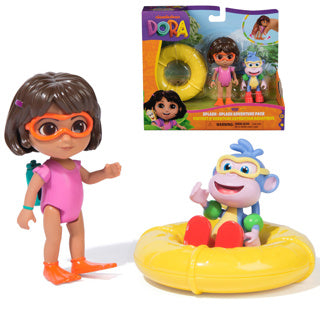 Dora de explorer spin master dora speelfiguren set met dora boots - speelgoedfiguren.