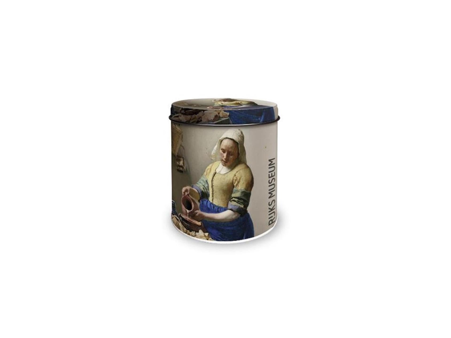 Bewaarblik het melkmeisje ø10xh11,5cm