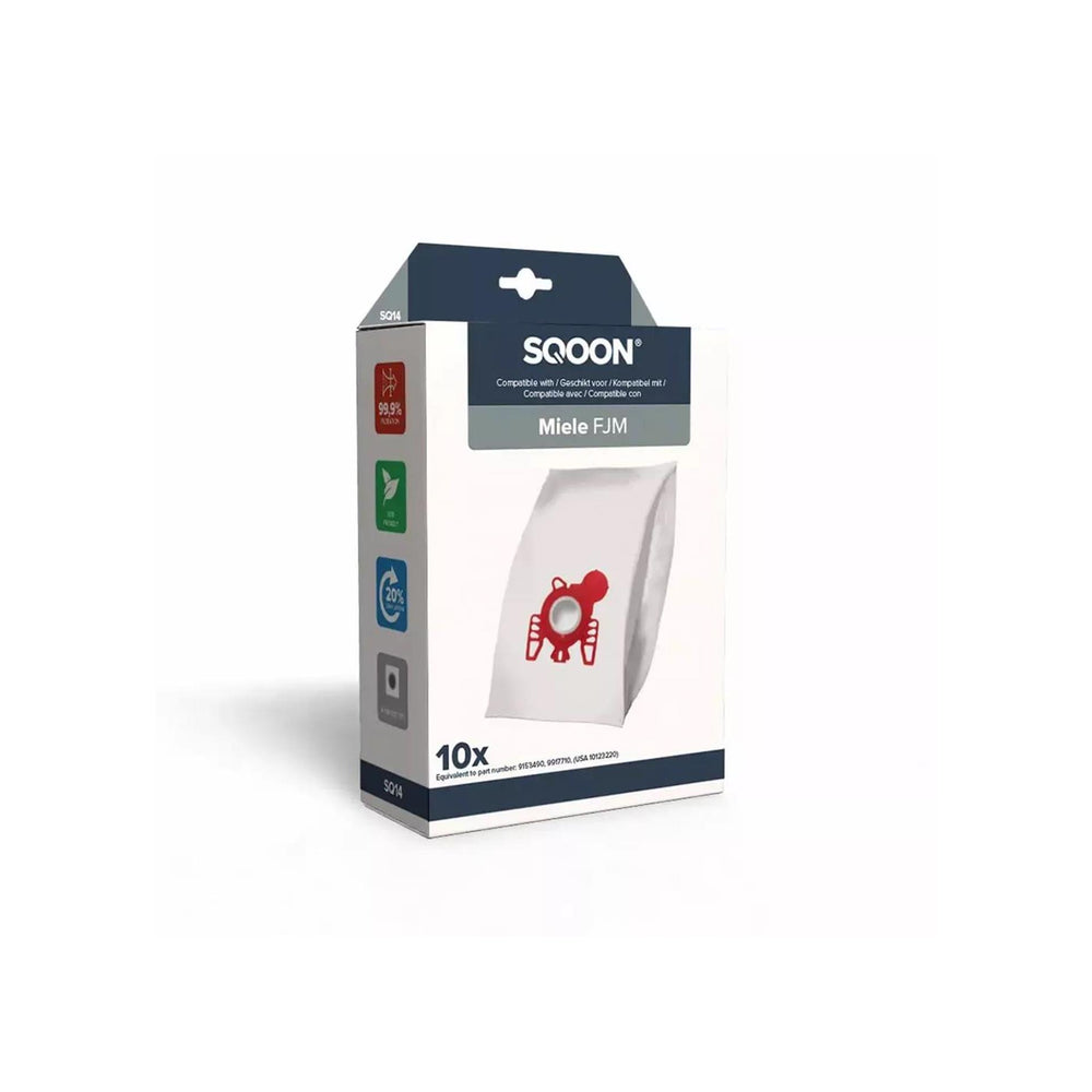 Sqoon stofzuigerzak miele fjm doos a 10 stuks