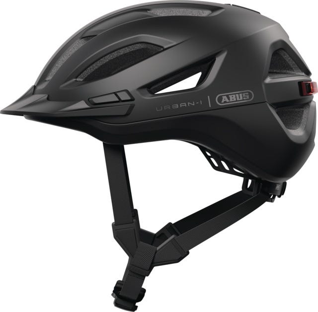 Abus fietshelm urban-i 4.0 ace velvet black s - 51-55 cm - zwart - geschikt voor gebruik op elektrische fietsen - stadsfietsen - 260 g