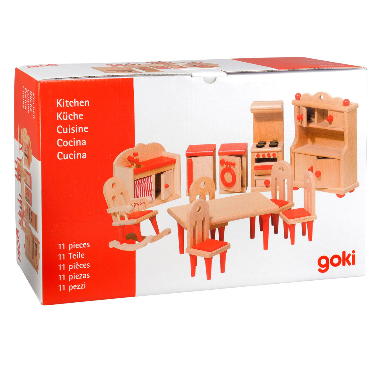 Goki poppenhuis meubeltjes keuken