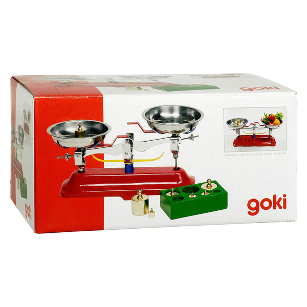 Goki weegschaal + gewichten