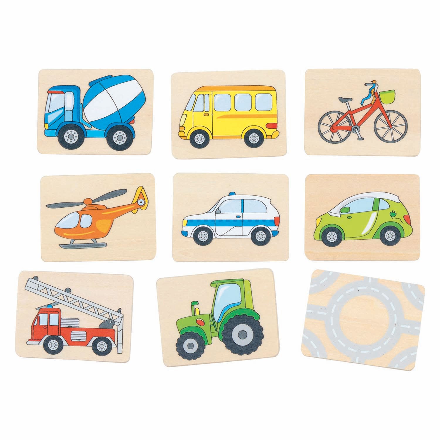 Goki houten memo voertuigen