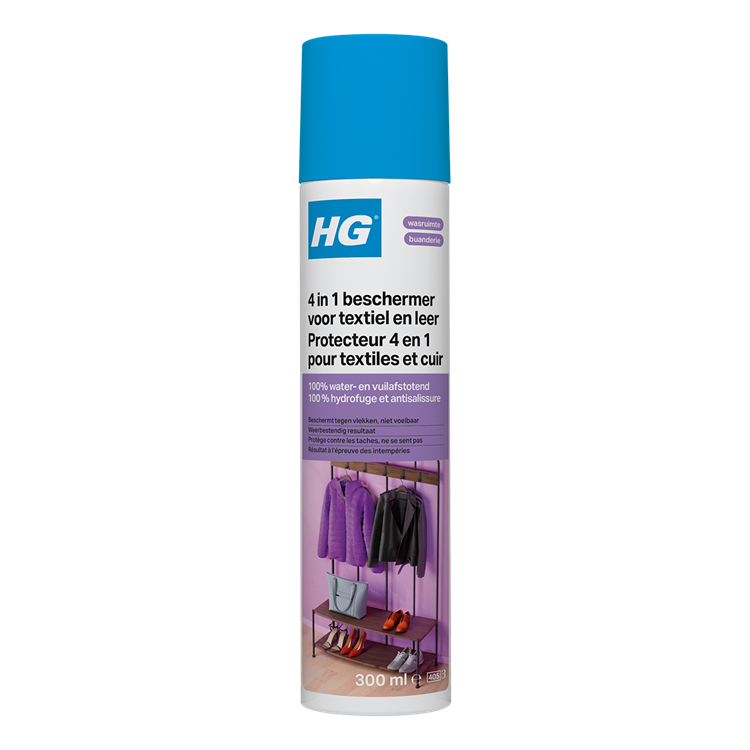 Hg 4 in 1 beschermer voor textiel - 300ml - doeltreffend