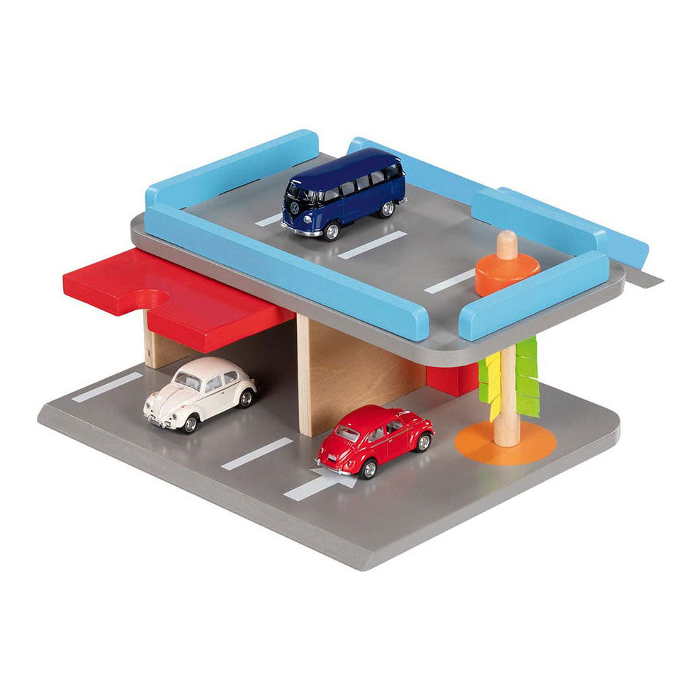 Goki houten stadsparkeergarage, 4dlg.