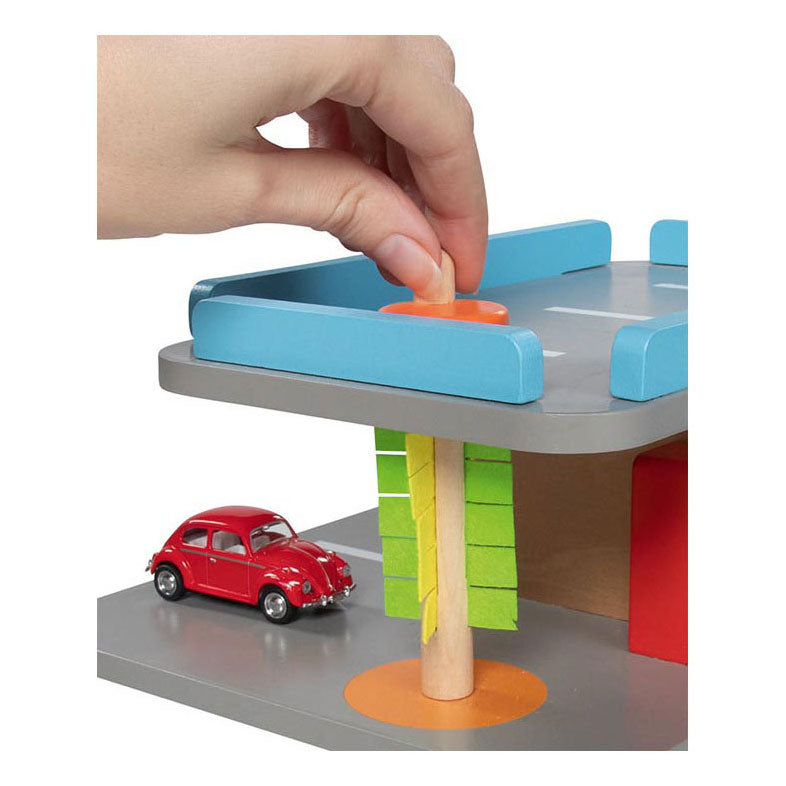 Goki houten stadsparkeergarage, 4dlg.