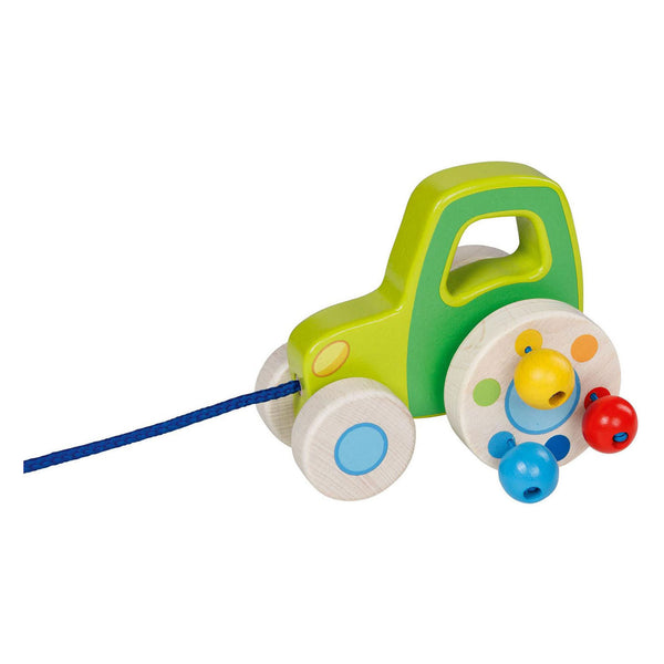 Goki houten trekfiguur tractor