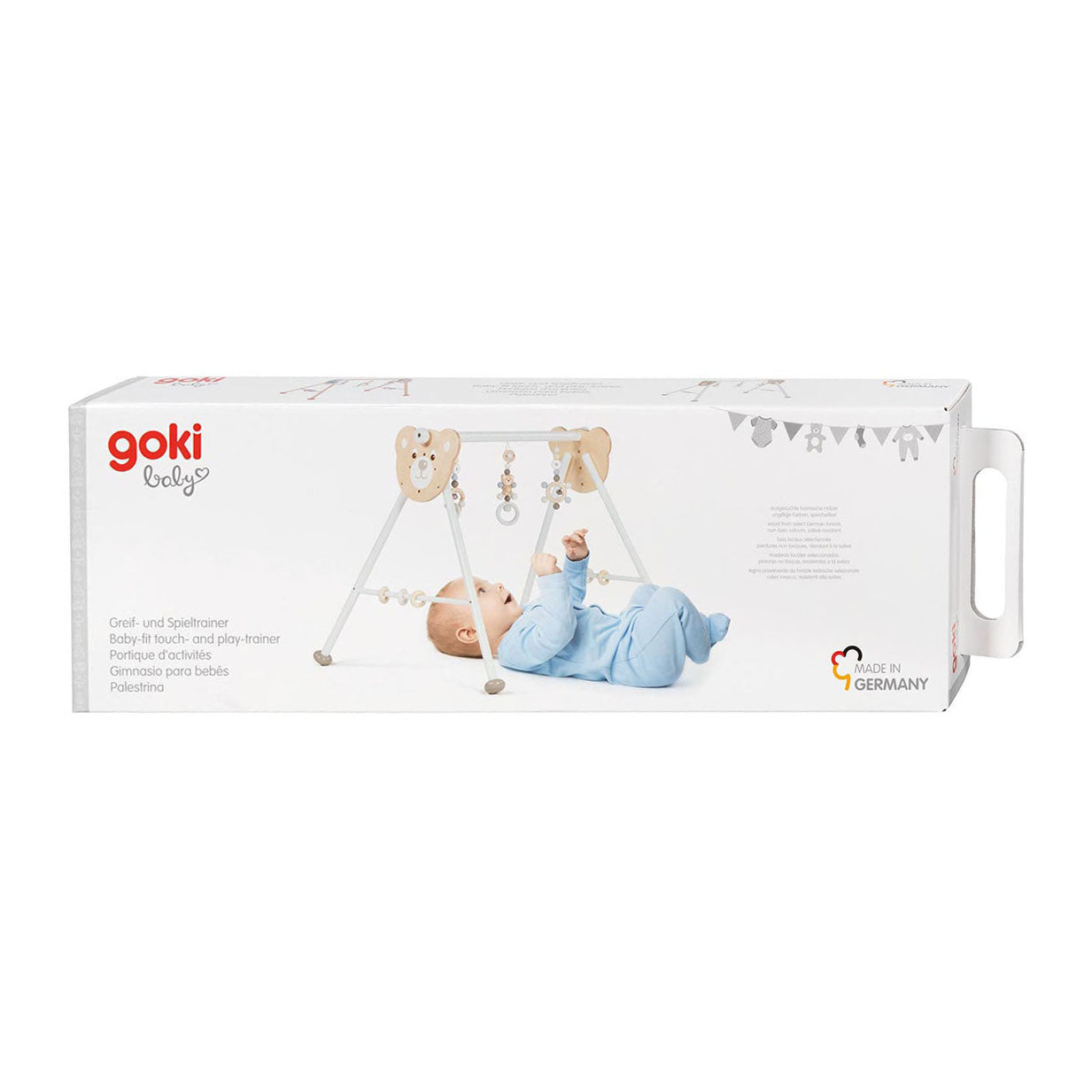 Goki houten babygym bier