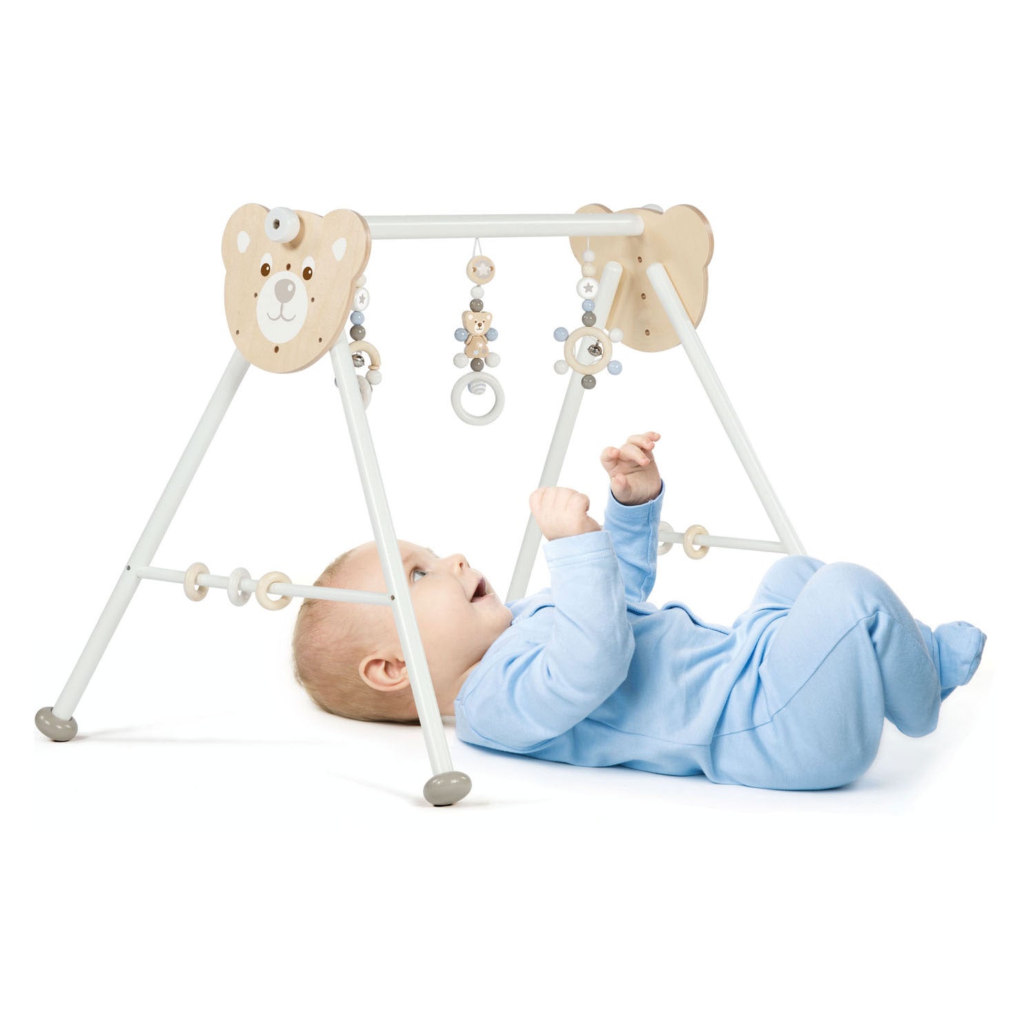 Goki houten babygym bier