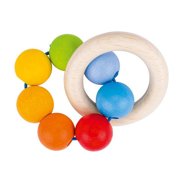 Goki houten grijpring regenboog