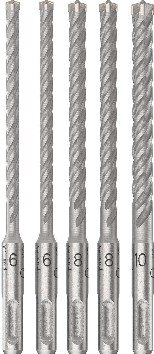 Bosch pro sds plus-5x boorhamerset 6 6 8 10 mm 5-delig - 26088339...