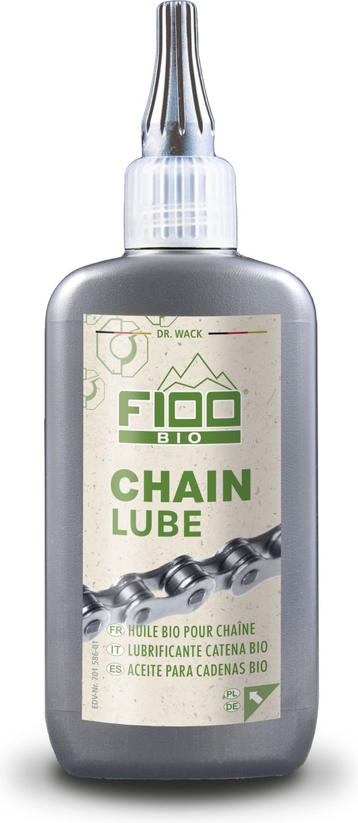 Lubrifiant chaîne bio DR.WACK F100 lubrifiant chaîne bio - flacon compte-goutte de 100ml