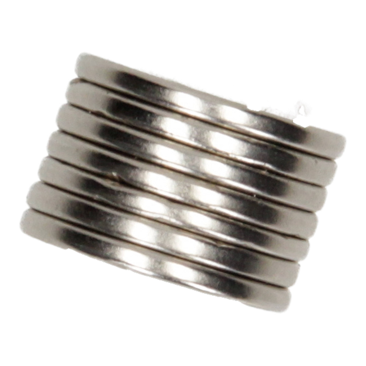 Mack 1076875 - schijfmagneten neodymium 19mm*2mm (n50) - zilver 8st | 4 stuks