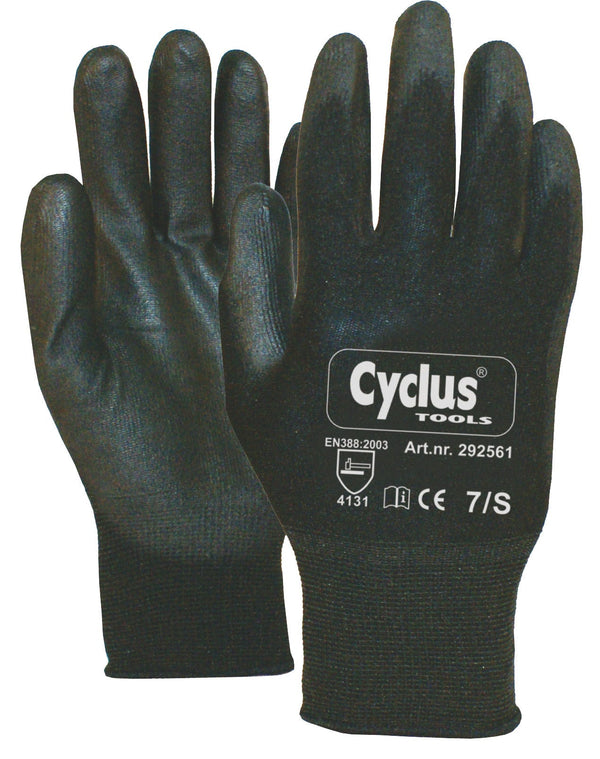 Cycplus Work Glove Nylon S 7 L+R red collar Cyclus 292561
