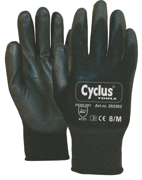Cycplus Werkhandschoenen Pu-Flex M (8) Zwart