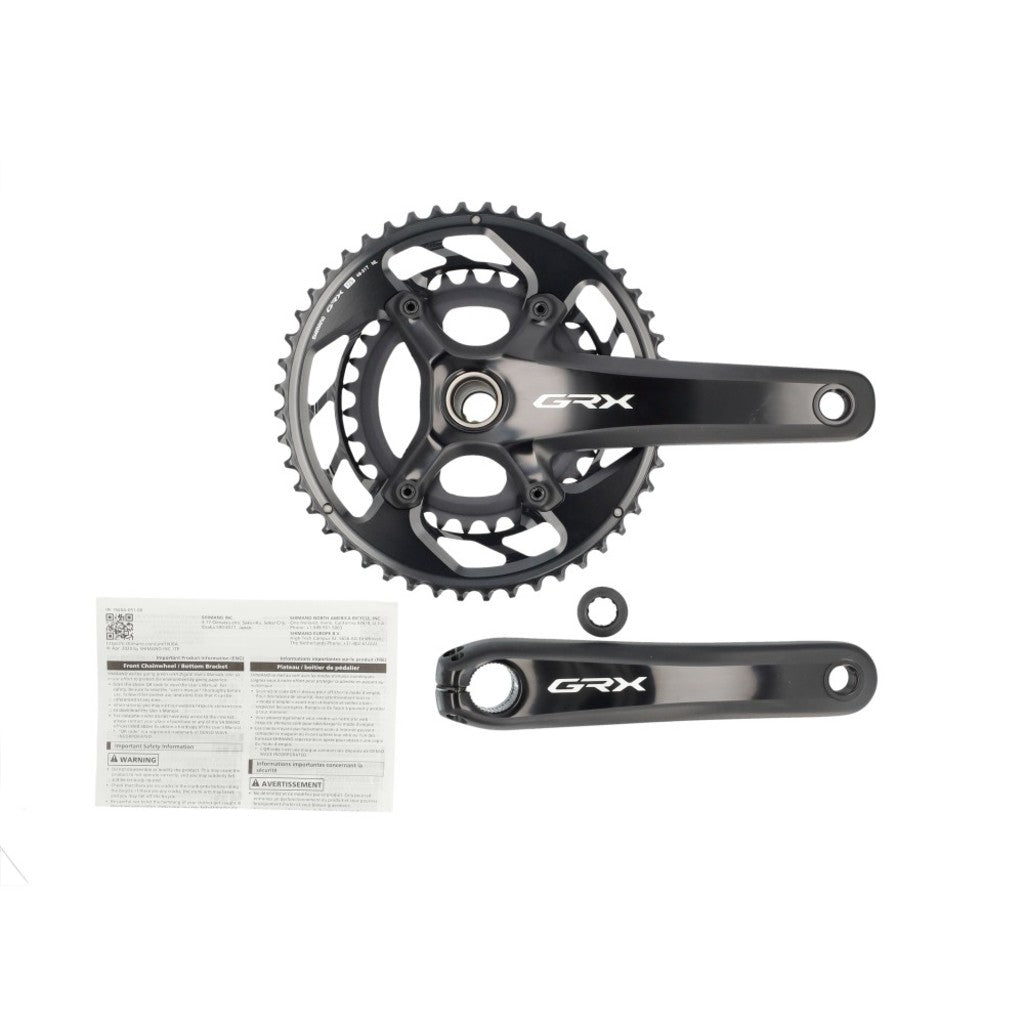 Shimano crankset grx fc-rx610-2 12sp 172,5mm 46-30t w 0 bb