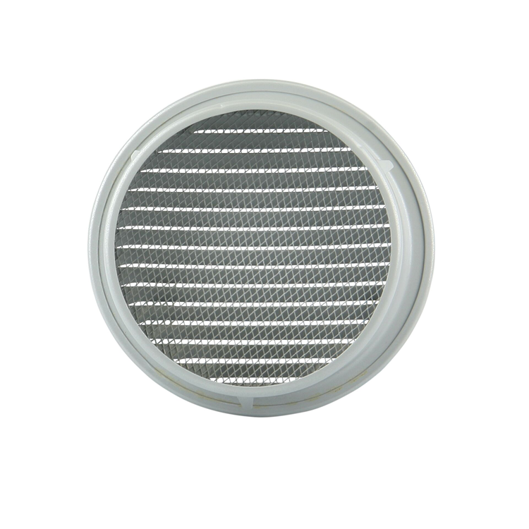 Renson 1078694 - muurroosterinbouw 435r dia 190 mm ral 9006 | 4 stuks