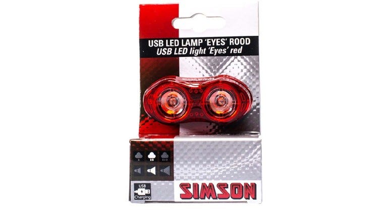 Lampe LED USB Simson Eyes - rouge