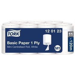 Tork 120123 universal 310 minirollen 1-lgs wit 120 mtr x 22 cm doos à 11 rol (120123)