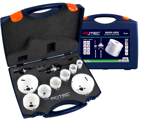 Rotec hss-bi cobalt gatzagenset elektricien10 dlg 22-76mm - 5274110 - 527.4110