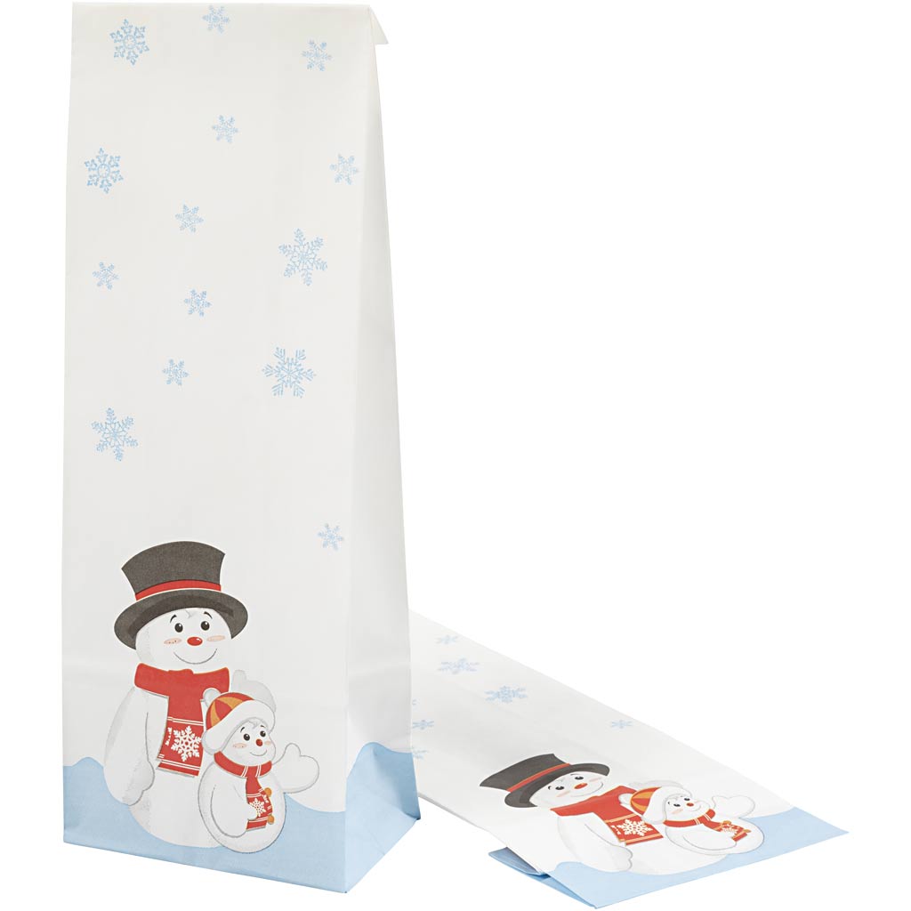 Creativ company papieren zak met kerstmotief, 100st.