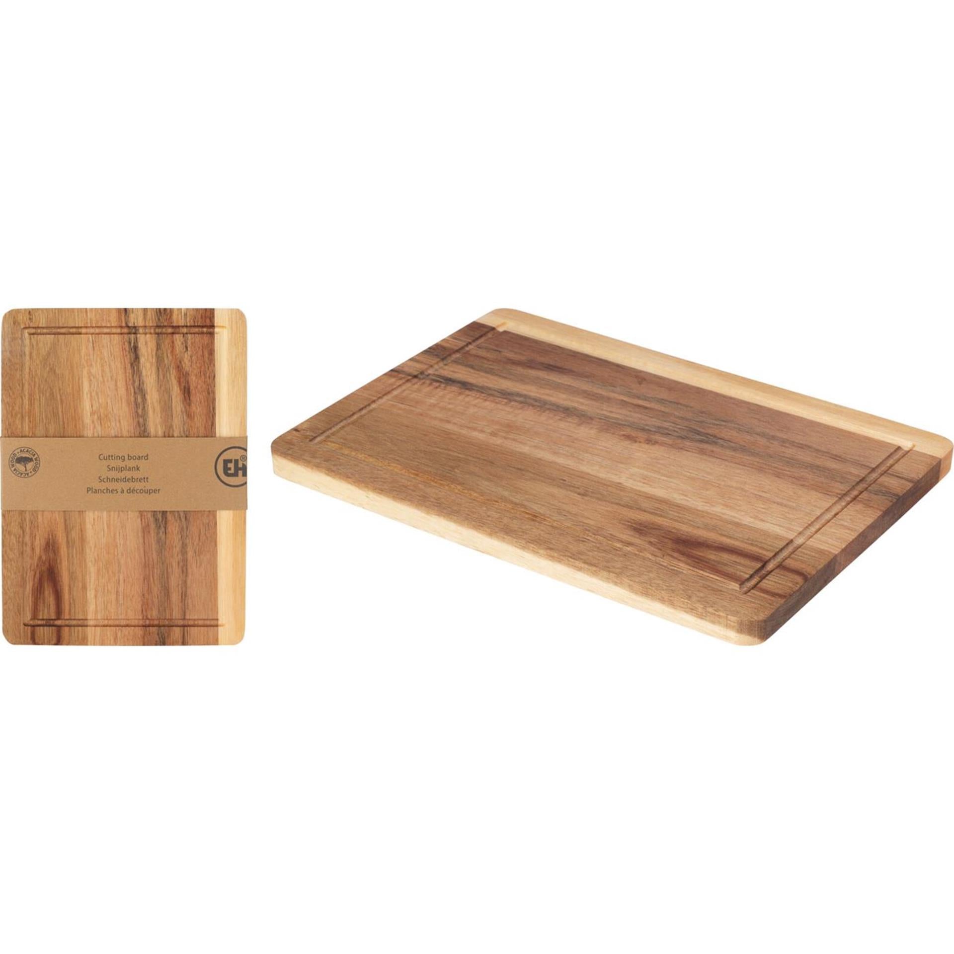 Excelent houseware snijplank acacia 28,2x20cm