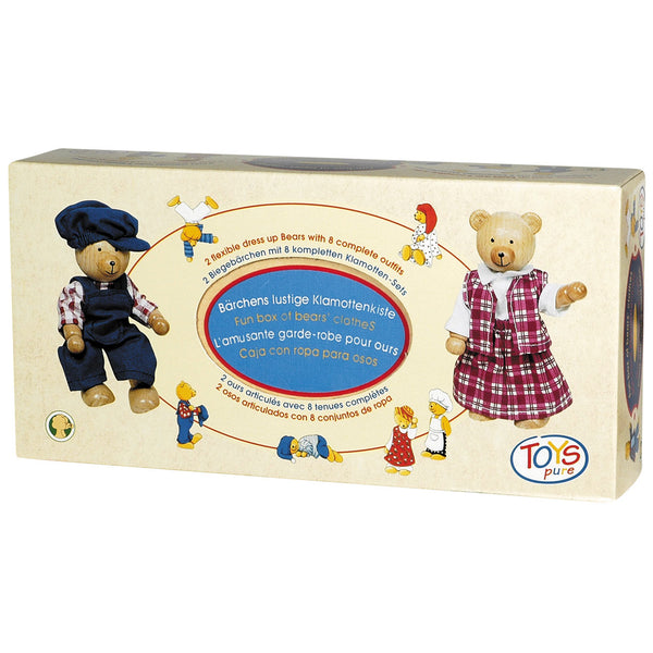 Goki poppenhuis berenpopjes + kleding