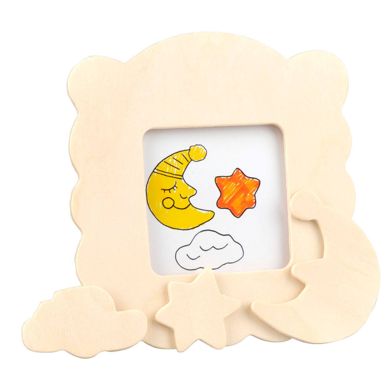 Goki kleur je eigen houten fotolijstje