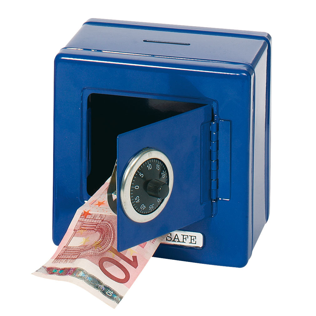 Goki kluis metaal blauw