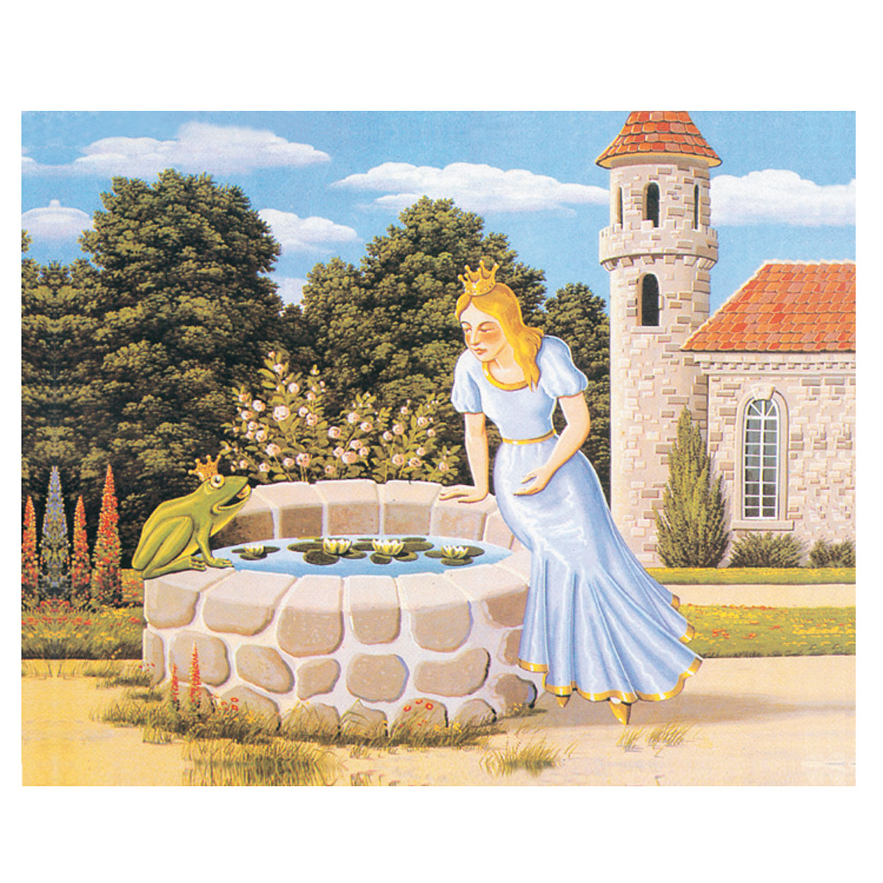 Goki houten blokpuzzel sprookjes