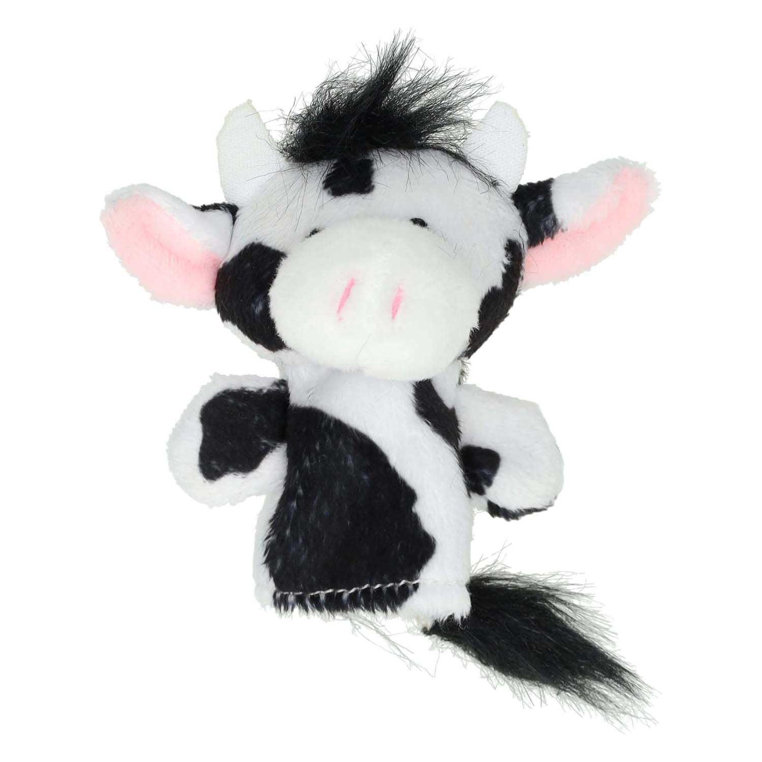 Goki pluche vingerpop dier, 6st.