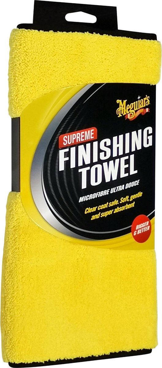 Meguiar's meguiar’s supreme droogdoek 50x30cm – microvezel droogdoek auto – sterk absorberend – auto detailing doek